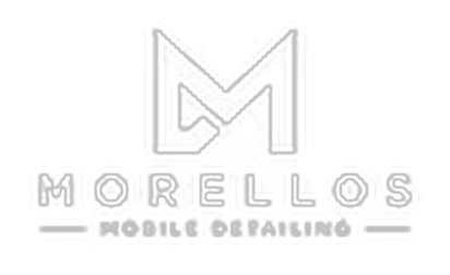 Morello's Mobile Detailing of Austin logo — white M chevron above the wordmark